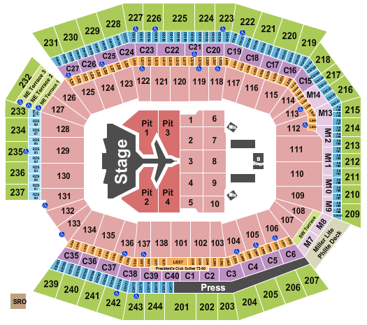 Lincoln Financial Field Morgan Wallen Seating Chart